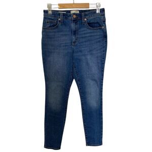 Universal Thread High Rise Skinny Denim Jeans Women's Size 10/30R Blue Dark Wash